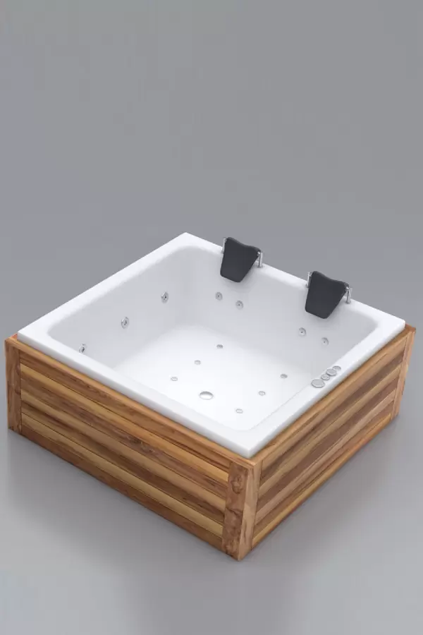 Atos Plus Kare Özel Küvet 65 cm Hidro Küvet