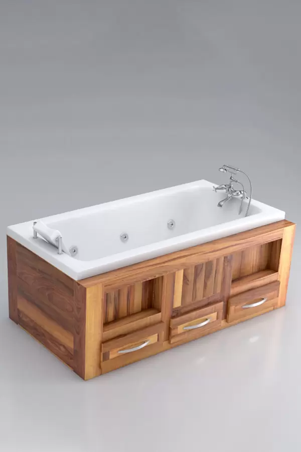 shark plus ahsap cekmeceli kuv Konsept Küvet